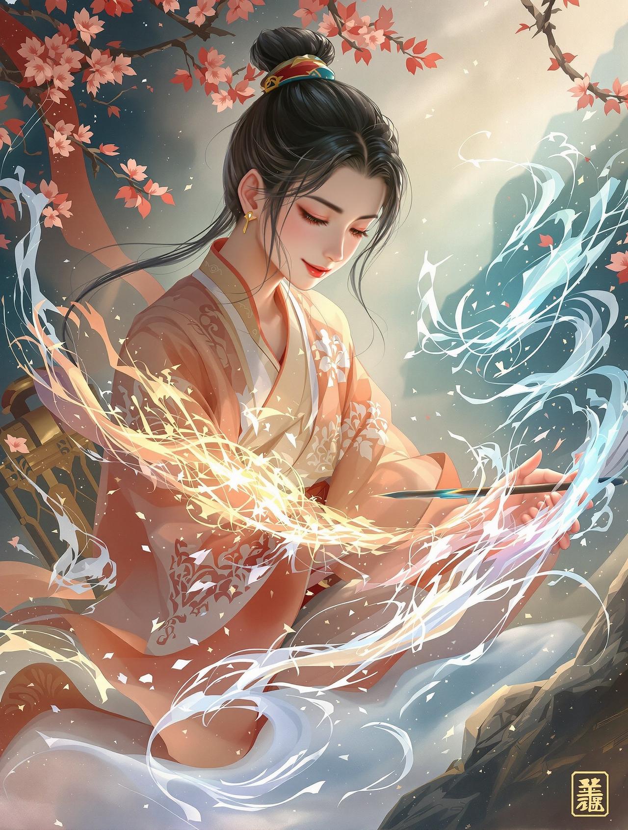 工口漫画精选古风番剧《画灵渡》- 以墨为舟，渡你入画